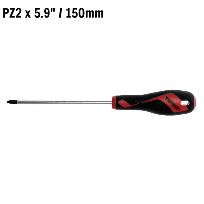 Teng Tools PZ Screwdriver PZ2 x 150mm L Teng Tools - Town Tools 