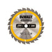 Dewalt Power Tools Portable Construction Circular Saw Blade 184 x 16mm x 24T DeWALT Power Tools - Town Tools