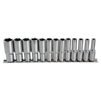 Bluespot Tools 3/8in Drive Deep Socket Set, 13 Piece