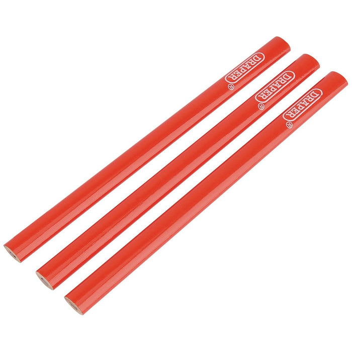 Draper Carpenter's Pencils, 174mm (Pack of 3) 34180 Draper - Town Tools 