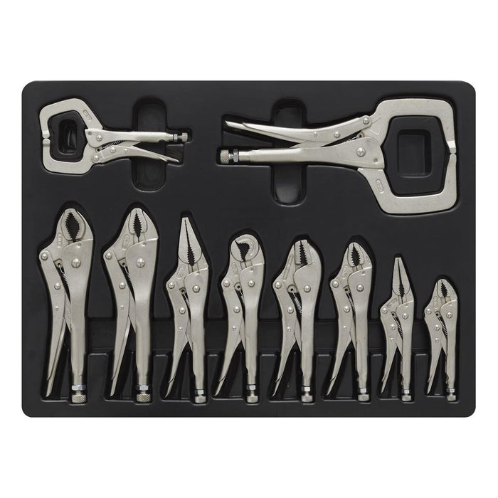 Sealey Locking Pliers Set 10pc AK6800 Sealey - Town Tools 