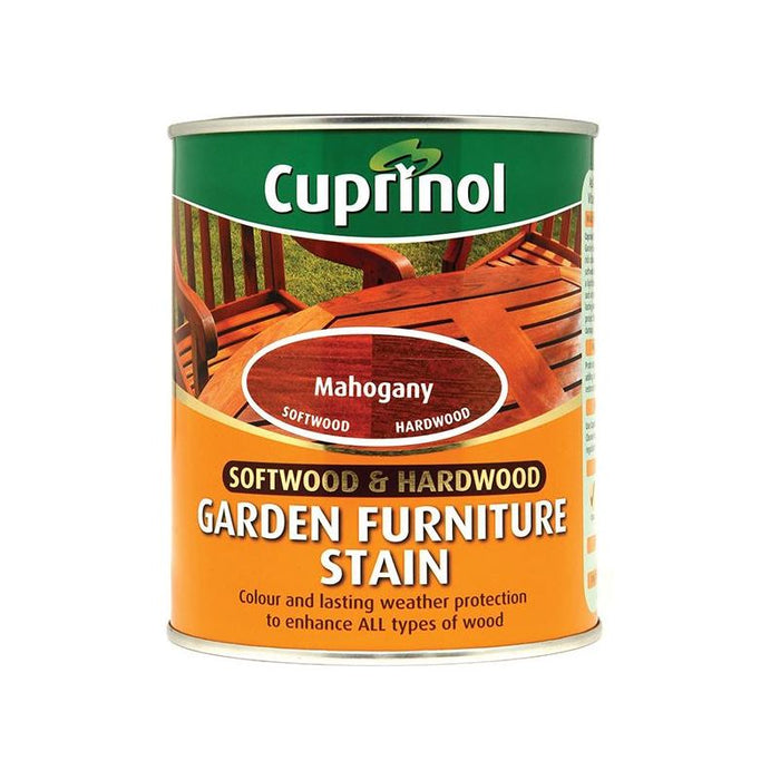 Cuprinol Softwood & Hardwood Garden Furniture Stain Mahogany 750ml Cuprinol - Town Tools