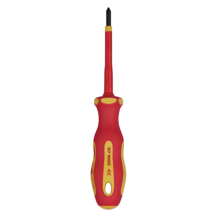 Draper XP1000 VDE Cross Slot Screwdriver, No.1 x 80mm 64429