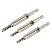 Sealey Self-Centring Chamfered Hinge Drill Set 3pc AK3HD