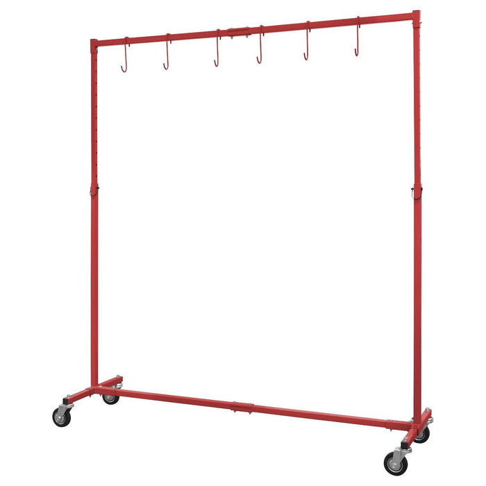 Sealey Adjustable Paint Hanger 1.95m MK80 Sealey - Town Tools 