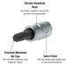 Teng Tools 1/4" TX Bit Socket TX27 Teng Tools - Town Tools 