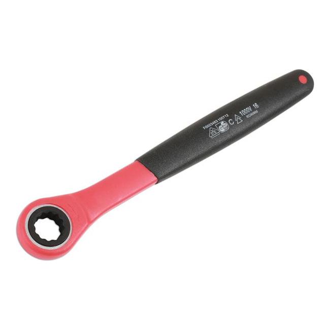 Laser Insulated Ratchet Ring Spanner 14mm 6884 Laser - Town Tools 