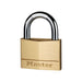 Master Lock Solid Brass 60mm Padlock 5-Pin Master Lock - Town Tools