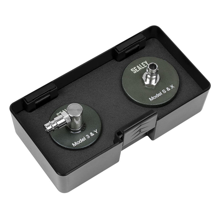 Sealey Brake Pressure Bleeder Cap Set for Tesla VS0204T Sealey - Town Tools 