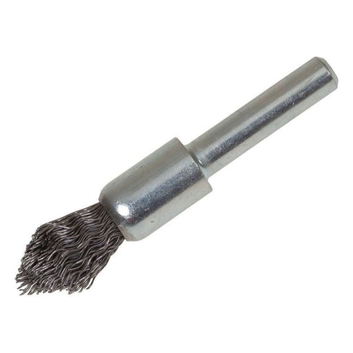 Lessmann Pointed End Brush with Shank 12/60 x 20mm, 0.30 Steel Wire Lessmann - Town Tools