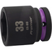 Sealey 3/4"Dr Impact Socket 33mm (Violet Coded Ring)