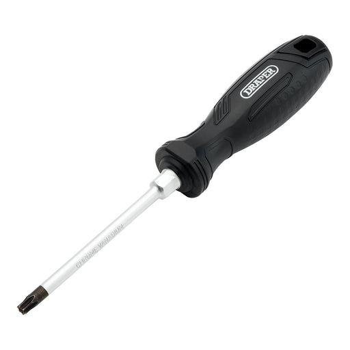Draper Draper TX-STAR Tamperproof Hard Grip Screwdriver, T30H x 100mm Draper - Town Tools