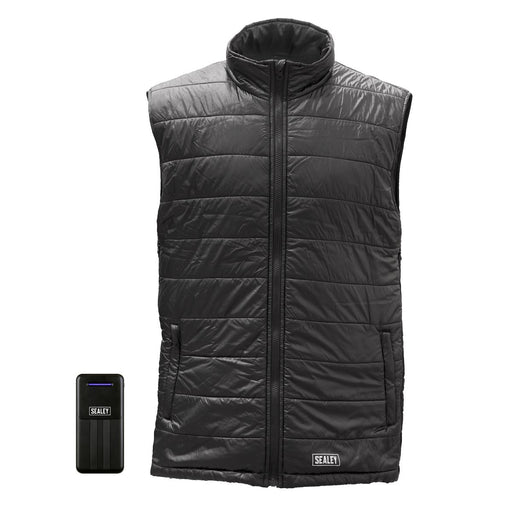 Sealey 5V Heated Puffy Gilet with Power Bank 10Ah - 44" to 52" Chest HG01KIT Sealey - Town Tools 