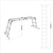 Sealey Folding Platform Ladder 4-Way Aluminium - BS EN 131 AFPL1 Sealey - Town Tools 