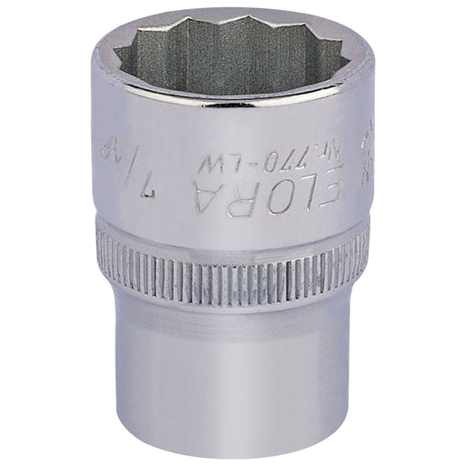 Draper Elora Whitworth Bi-Hexagon Socket, 1/2" Sq. Dr., 7/16" 24848 Draper - Town Tools 