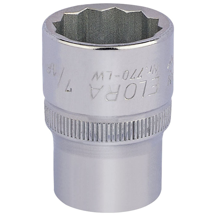 Draper Elora Whitworth Bi-Hexagon Socket, 1/2" Sq. Dr., 7/16" 24848 Draper - Town Tools 