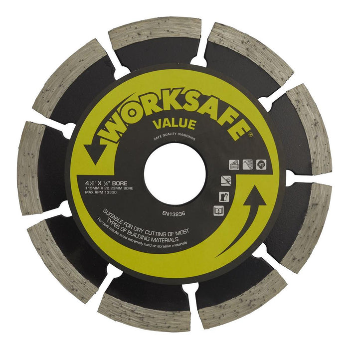 Sealey ï115 x22mm Value Diamond Blade WDV115