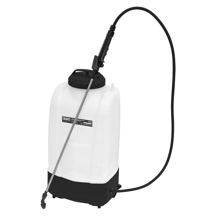 Sealey Cordless Garden Backpack Sprayer 20V SV20 Series 15L Body Only CP20VGBS Sealey - Town Tools 