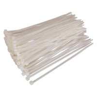 Sealey Cable Tie 200 x 4.8mm White Pack of 100 CT20048P100W