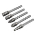 Sealey Tungsten Carbide Rotary Burr Set 5pc Ripper/Coarse SDBCK5 Sealey - Town Tools 