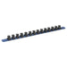 Sealey Socket Retaining Rail with 14 Clips Aluminium 1/2"Sq Drive SR1214 Sealey - Town Tools 