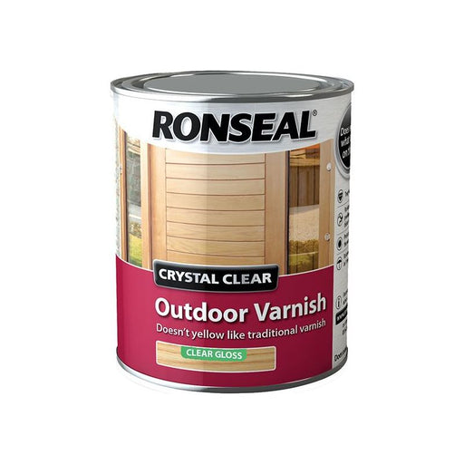 Ronseal Crystal Clear Outdoor Varnish Matt 2.5 litre Ronseal - Town Tools