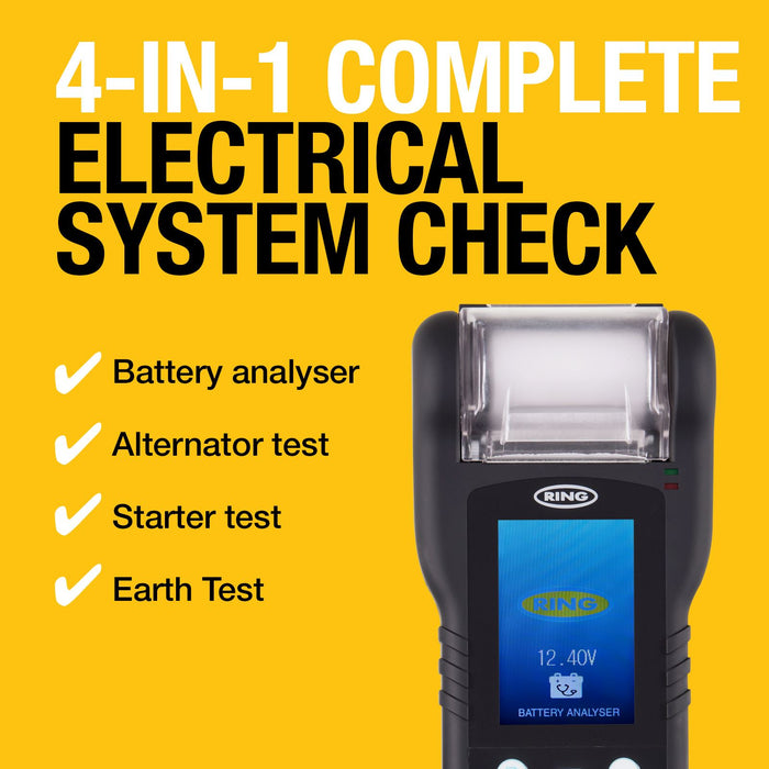 Ring RBAG950 Colour screen Battery Analyser