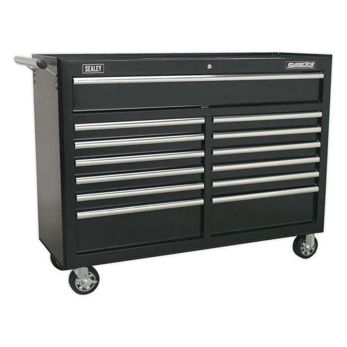 Sealey Tool Chest Combination 23 Drawer with Ball-Bearing Slides Black Sealey - Town Tools 