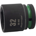 Sealey 3/4"Dr Deep Impact Socket 32mm (Dark Green Coded Ring)