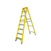 Zarges Fibreglass Swingback Steps Open, 2.15m Closed 2.38m 8 Rungs Zarges - Town Tools