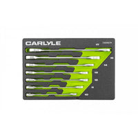 Carlyle Tools 7 Pc Metric Double Open End Angle Wrench Set