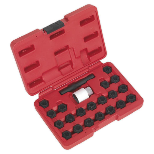 Sealey Locking Wheel Nut Key Set 22pc Audi SX206 Sealey - Town Tools 