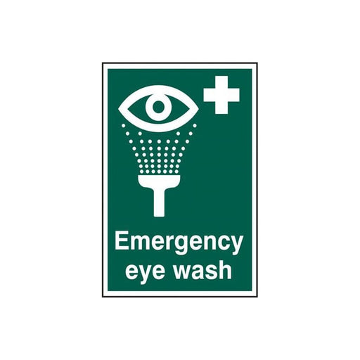 Scan Emergency Eye Wash - PVC Sign 200 x 300mm Scan - Town Tools