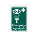 Scan Emergency Eye Wash - PVC Sign 200 x 300mm Scan - Town Tools