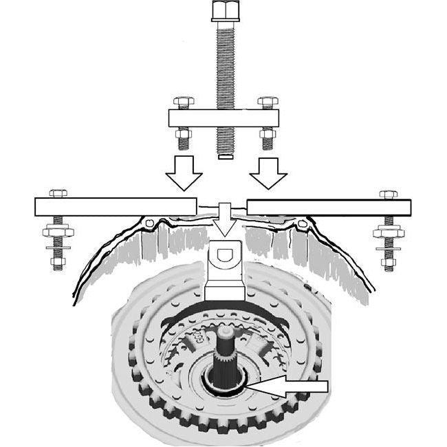 Laser DSG Clutch Removal Kit - for VAG 6718