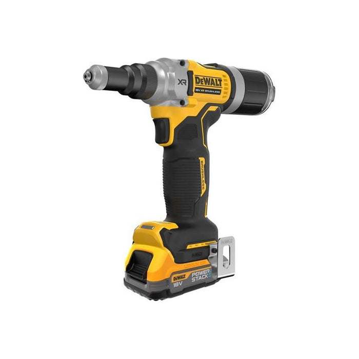 Dewalt Power Tools DCF414E2T XR 1/4in Brushless Riveter 2 x 1.7Ah POWERSTACK™ Li-ion DeWALT Power Tools - Town Tools