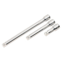 Sealey Extension Bar Set 3pc 1/2"Sq Drive AK6350