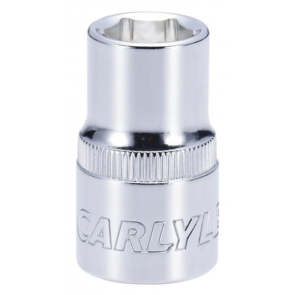 Carlyle Tools Socket - Shallow - Metric Standard - 1/2In. Dr - 13 mm