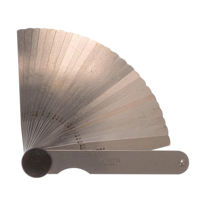 Starrett 66T Feeler Gauge 26 Piece Set 0.0015-0.025in Starrett - Town Tools