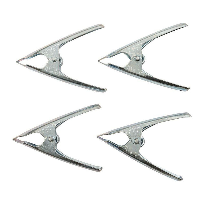 Silverline Stall Clips 4pk 50mm Jaw Silverline - Town Tools 