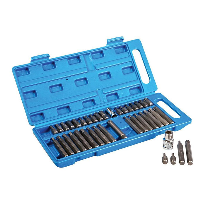 Silverline Hex, T20 - T55 & Spline Bit Set 40pce 40pce Silverline - Town Tools 