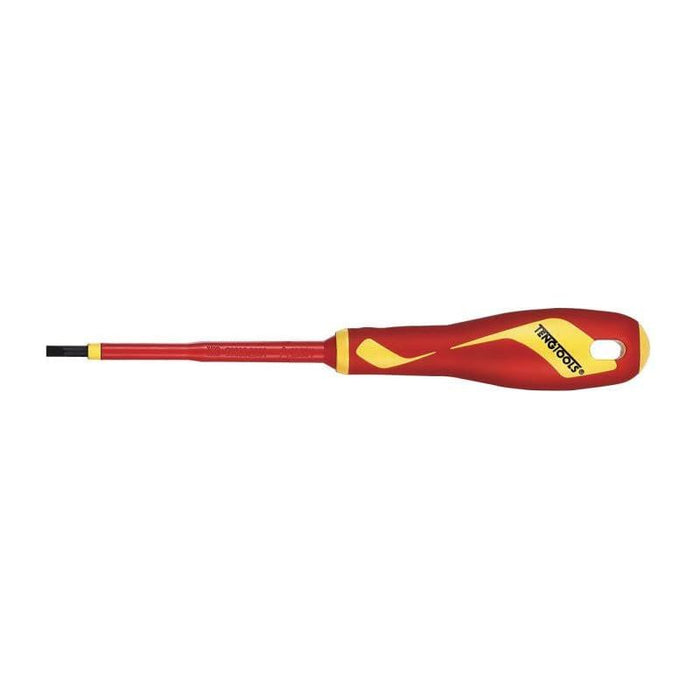 Teng Tools Flat Slim Insulated Screwdriver 0.8 x 4.0mm Teng Tools - Town Tools 