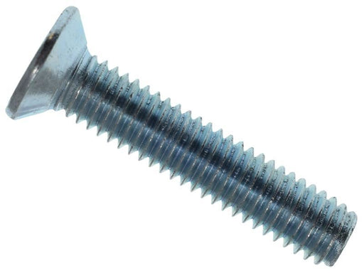 METALMATE Machine Screw Pozi Compatible CSK ZP M6 x 30mm Box 25 METALMATE� - Town Tools