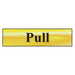 Scan Pull - Polished Brass Effect 200 x 50mm Scan - Town Tools