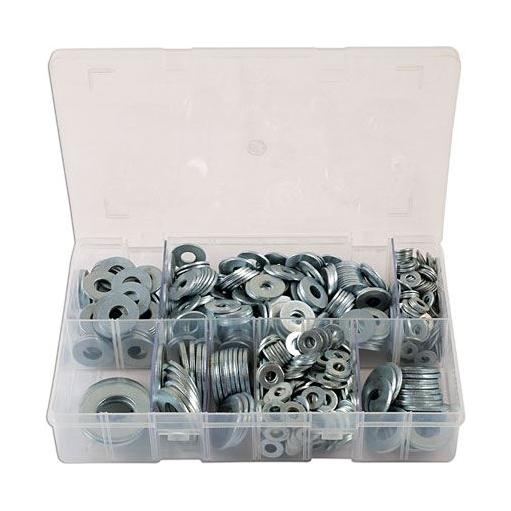 Connect Assorted Form C Flat Washers Box 800pc 31863 Tool Connection - Town Tools 