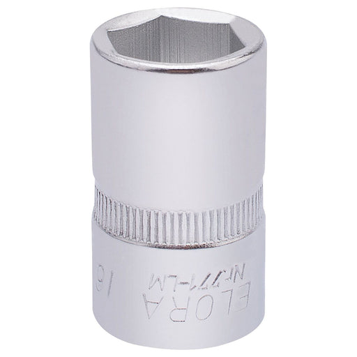 Draper Elora Hexagon Socket, 1/2" Sq. Dr., 16mm 15305 Draper - Town Tools 