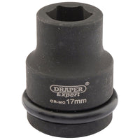 Draper Expert HI-TORQ 6 Point Impact Socket, 3/4" Sq. Dr., 17mm