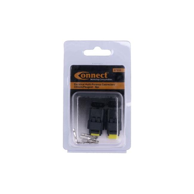 Connect for Peugeot Electrical Multipurpose 3 Pin Connector 8pc 37593 Tool Connection - Town Tools 