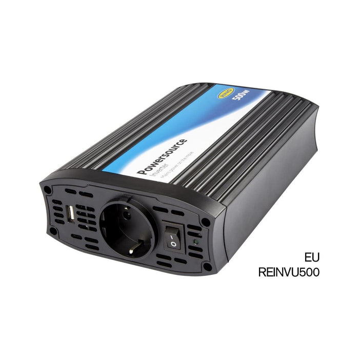 Ring RINVU500 Powersource 500W Inverter with Three Pin Socket and USB Ring Automotive - Town Tools 