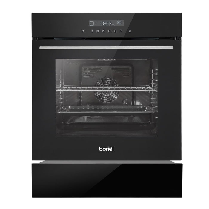 Baridi  Fan-Assisted Electric Oven 60cm 72L Capacity with Warming Drawer Baridi - Town Tools 